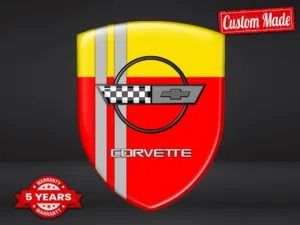 Corvette Pegatinas Ventana Personalizadas Resistentes Alta Calidad
